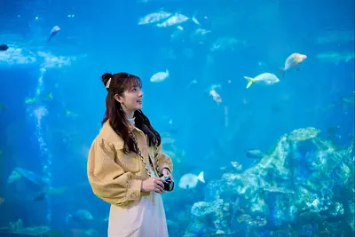 足立梨花さんが、鳥羽水族館やおかげ横丁へ！伊勢志摩の癒し旅