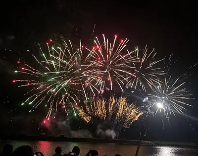 くじらまつり　花火
