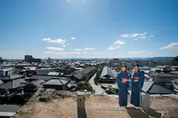 松阪の街を一望できます