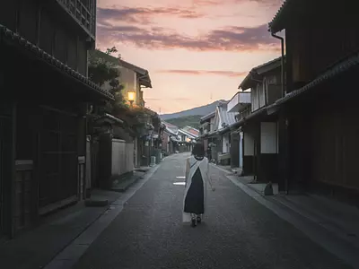 亀山に残る江戸時代の街並み「関宿」